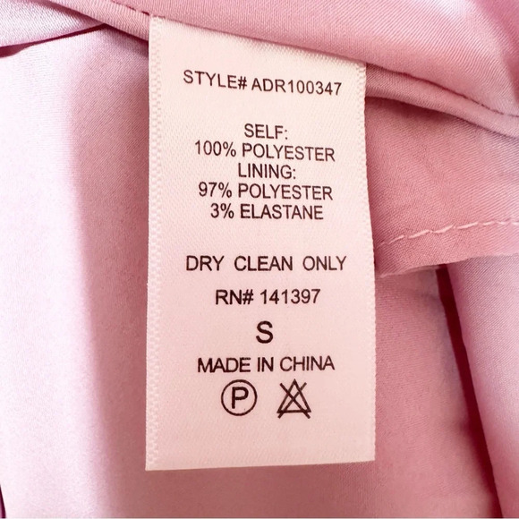 ASTR the Label Holland Ruffle Crepe Maxi Dress Gown Blush Lilac Pink Size Small - Picture 8 of 8